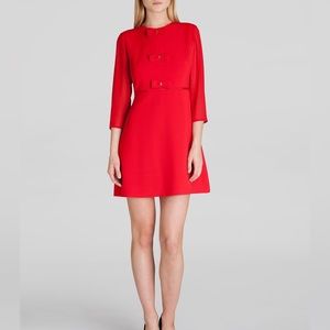 Ted Baker ‘Finna’ red aline dress, as seen on Disney Channel & ‘ New Girl’